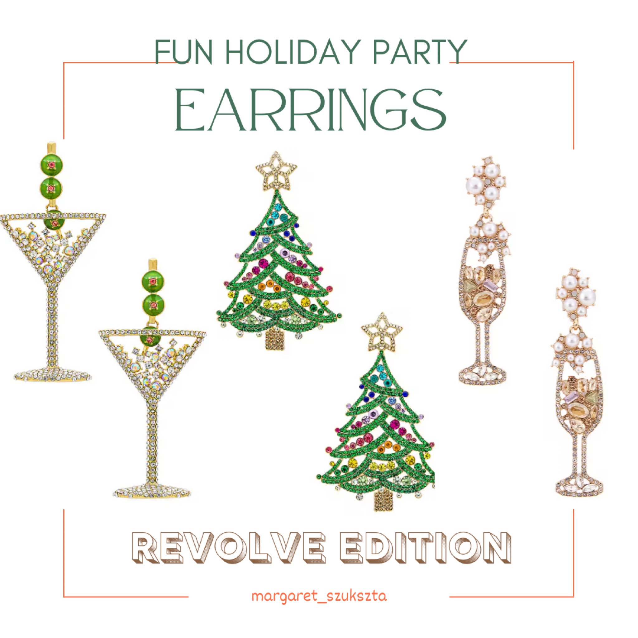 Festive Holiday Party Earrings | Pop of Color | Revolve | #holidayparty #revolve #festiveearrings 

#LTKHoliday #LTKbeauty #LTKparties