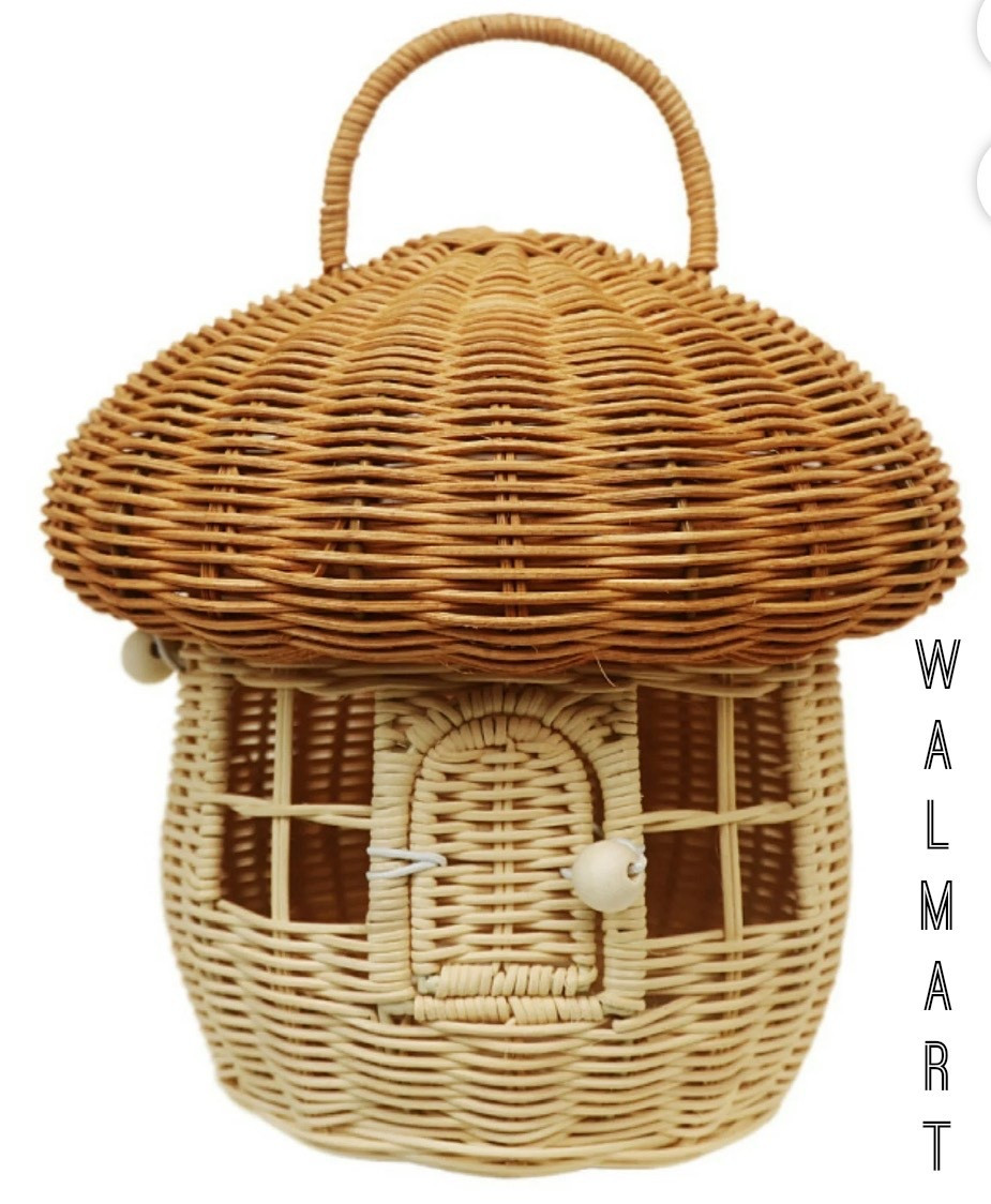 Walmart wicker mushroom basket!  Cute for a renaissance fair!

#LTKFestival