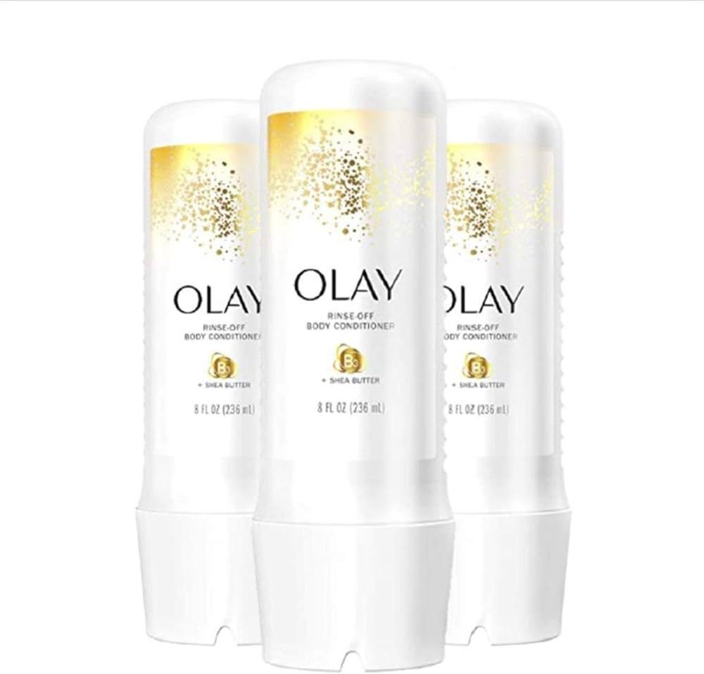 Olay In-Shower Rinse-Off Body Conditioner for Dry Skin with B3 and Shea Butter for Lasting Hydration | Amazon (US)