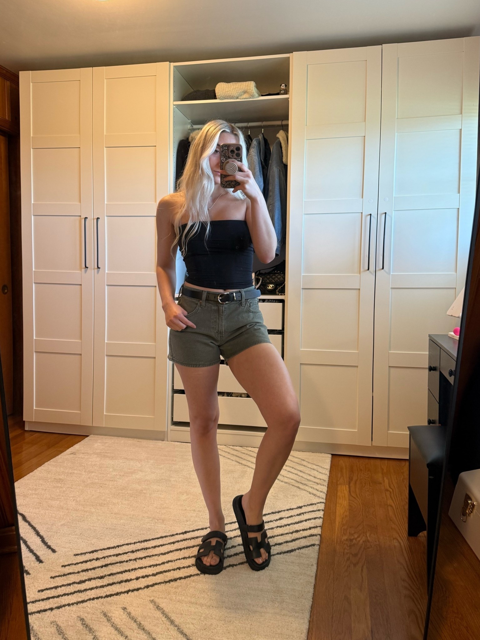 Casual summer outfit, vacation outfit, midrise Short, tube top, summer inspo, outfit ideas, summer outfits

#LTKootd