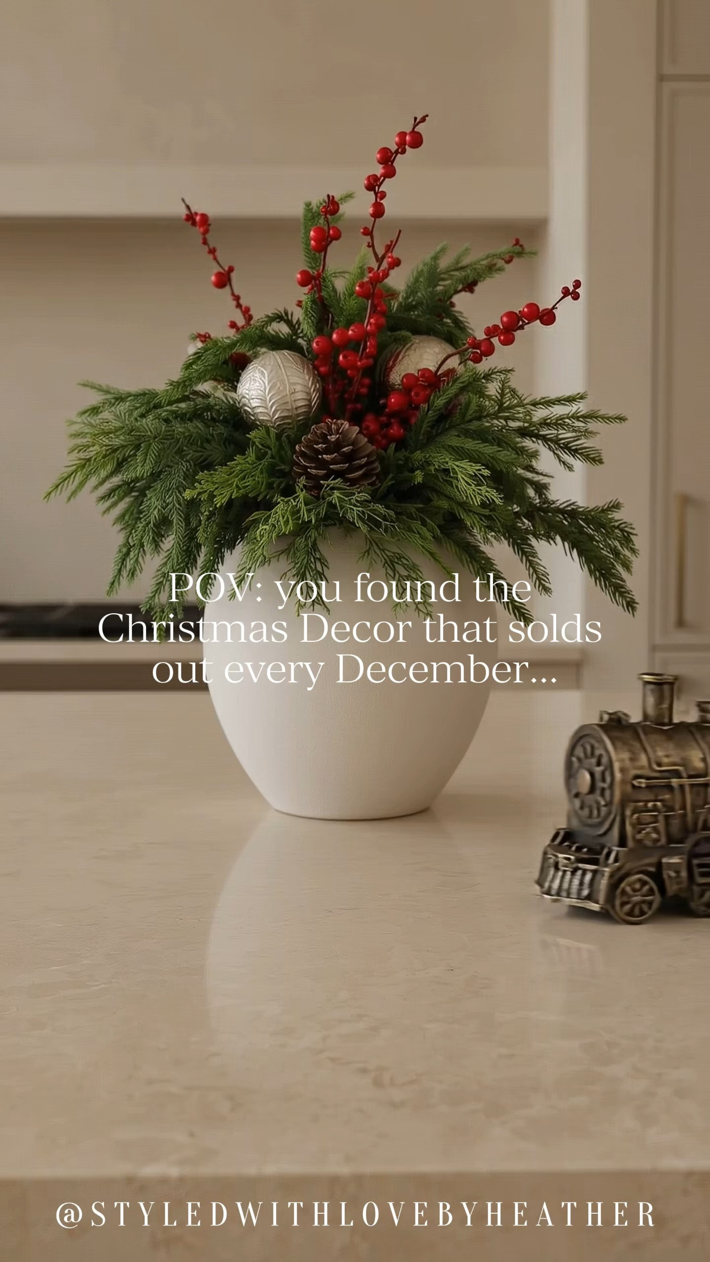 Christmas in August because the good stuff never waits until December 🎄🚂 This vintage-inspired train diffuser is one of those holiday decor finds that sells out FAST—and it doubles as the cutest cozy Christmas accent. If it’s on your wishlist, I wouldn’t wait on this one. Shop it while it’s still available!
 

 #LTKdayinmylife #LTKvlog #LTKHome
