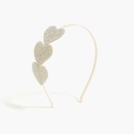 Girls' sparkle heart headband | J.Crew Factory