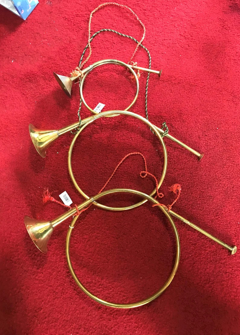 Brass French Horns-3 Sizes-new Vintage Decorative French | Etsy | Etsy (US)