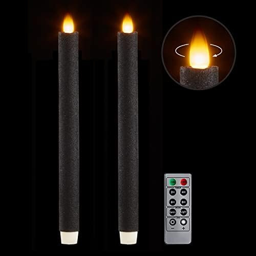 CozierGlow Flameless Taper Candles Flickering with Remote and Timer, 3D Moving Flame Taper Candles B | Amazon (US)