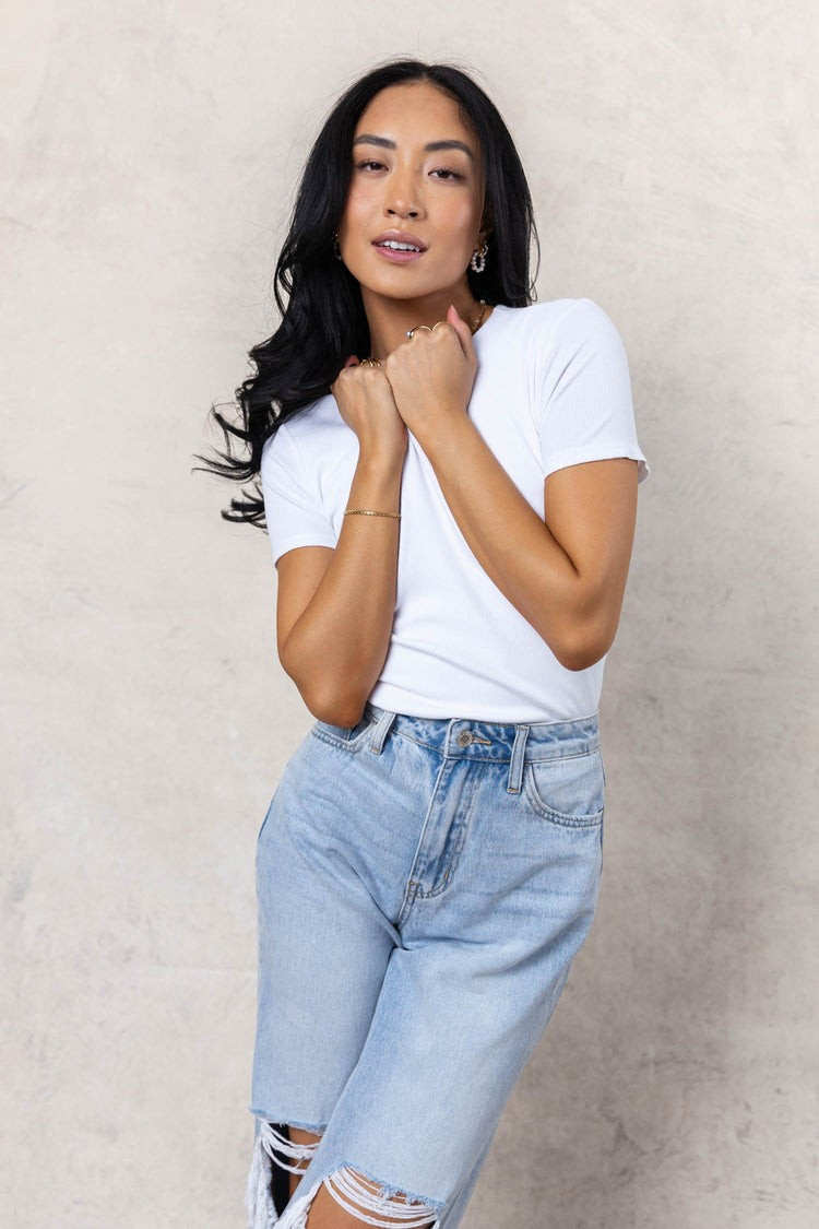 Rickie Top in Off White - böhme | Böhme US