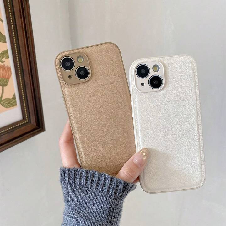 High-End Litchi Pattern Leather Phone Case For Iphone 11/12/13/14/15/15 Pro Max, Full Coverage Ed... | SHEIN