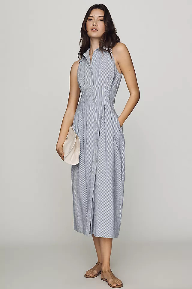 Tobie Sleeveless Shirt Dress by Exquise | Anthropologie (US)