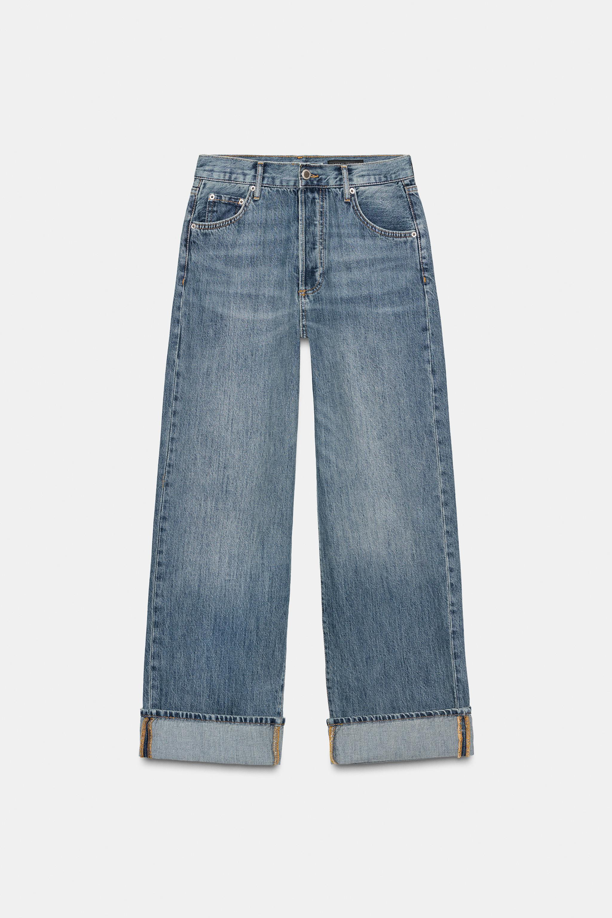ZW COLLECTION MID-RISE BAGGY JEANS | Zara US