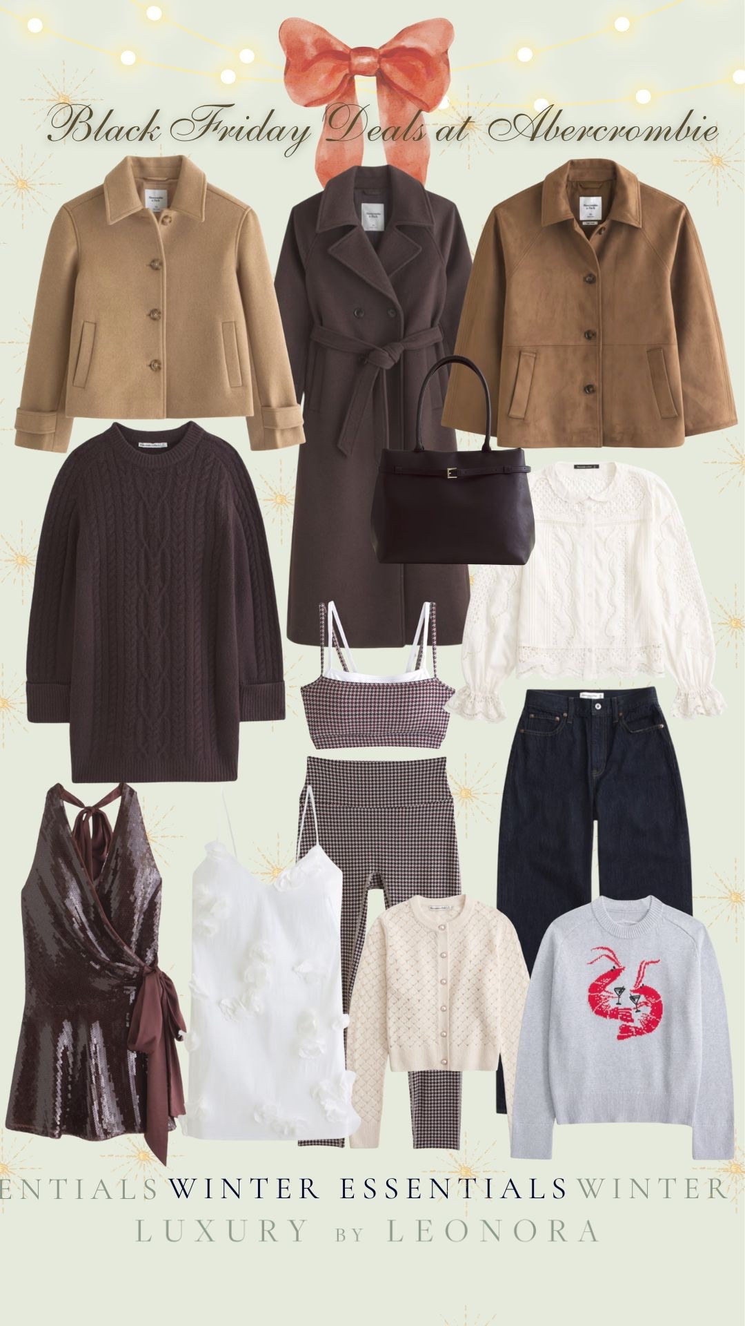 My favourite pieces from Abercrombie for this Black Friday! The cutest pieces for this winter… be quick! 🤍✨

#LTKfestive #LTKCyberWeek #LTKwinter