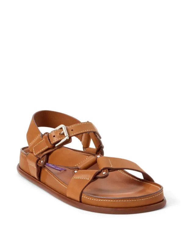 Ralph Lauren Collection Nolen Sandals | Brown | FARFETCH | Farfetch Global