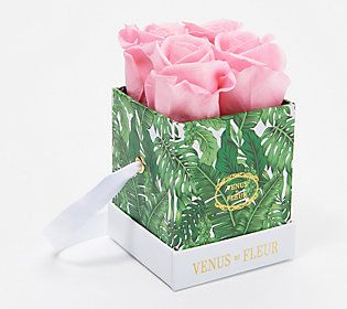 G.I.L.I. by Jill Martin X Venus Et Fleur Custom Square Rose Box | QVC