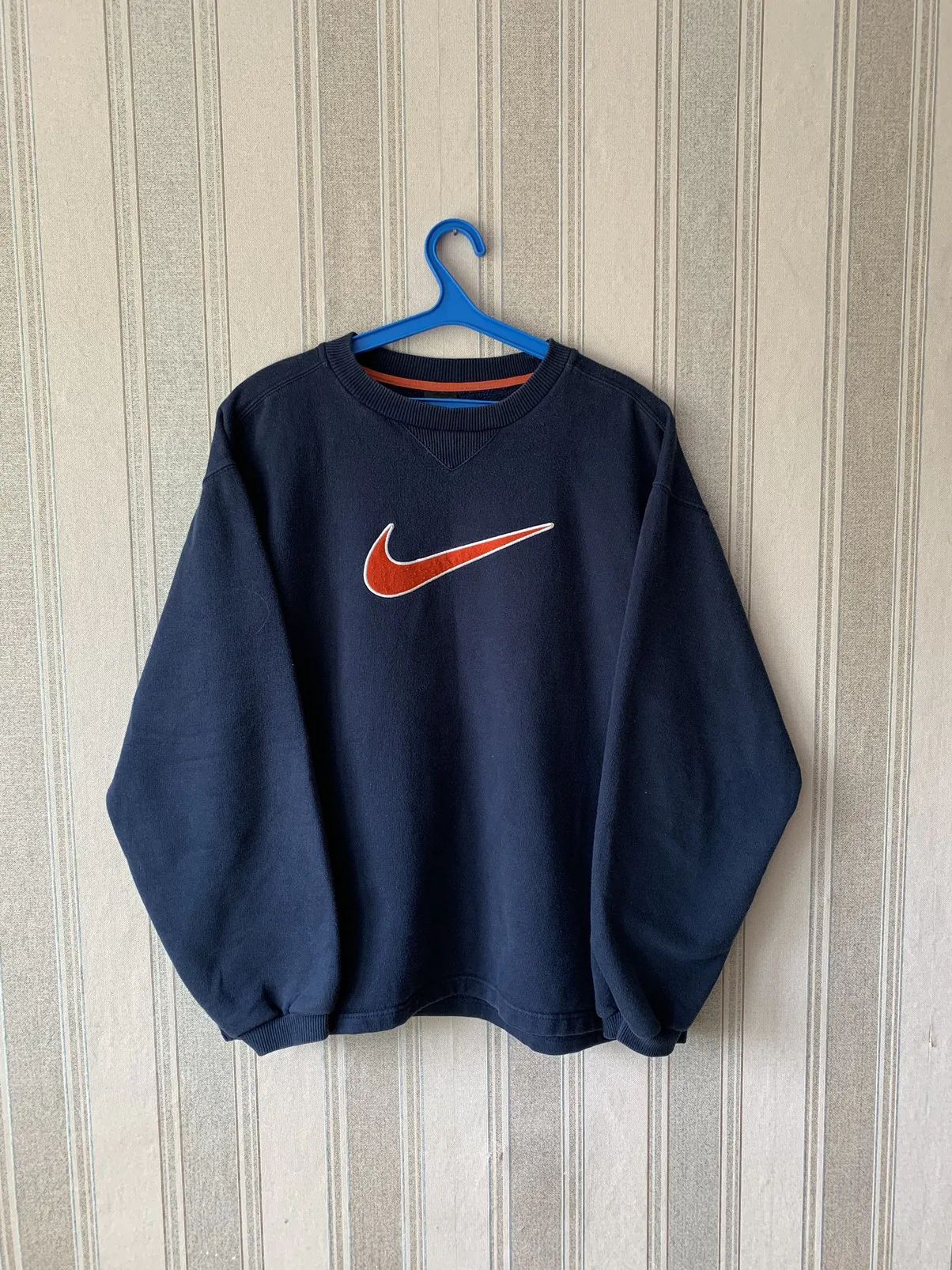 Nike Vintage Nike Sweatshirt Big Swoosh Rare 90’s | Grailed | Grailed