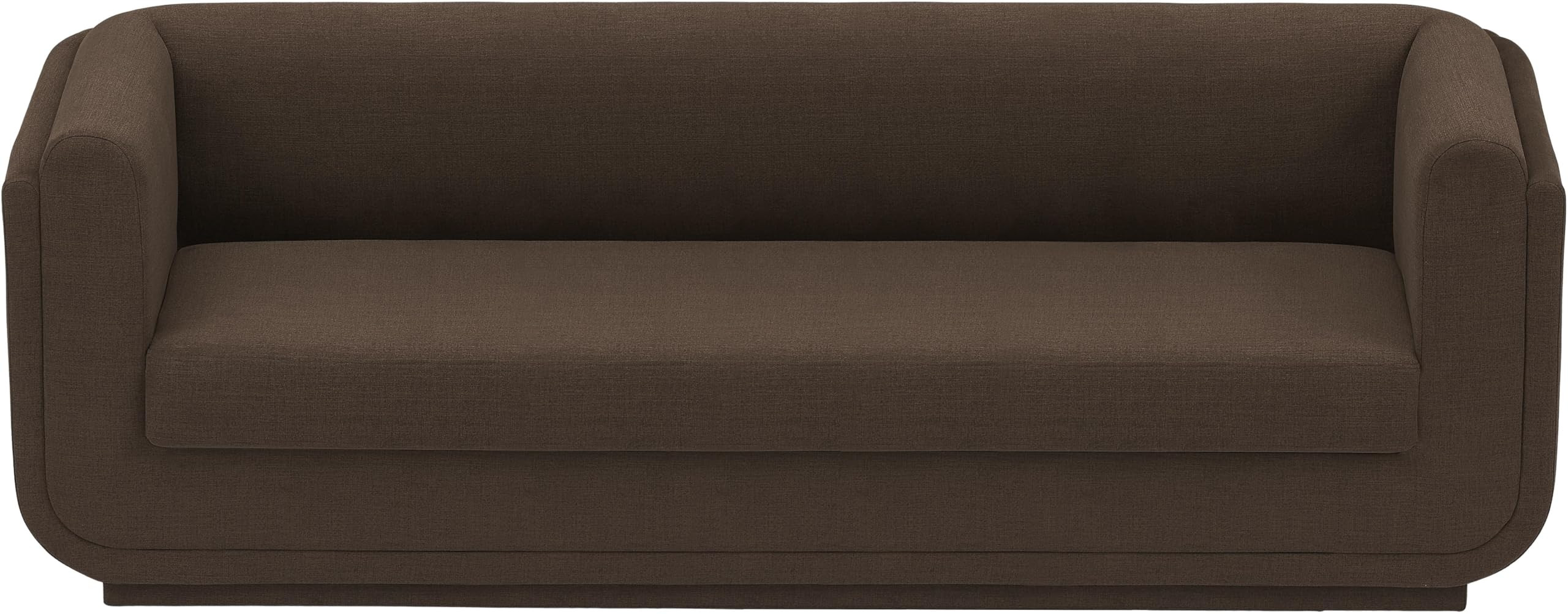 Amazon.com: Meridian Furniture 151Brown-S Kimora Collection Modern | Contemporary Linen Textured ... | Amazon (US)