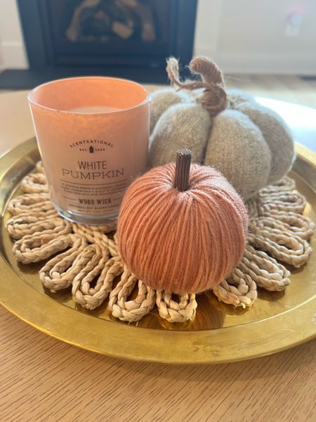Who’s ready to cozy up with some fall vibes? 🍁✨ Recreate my coffee table decor with pieces from Crate & Barrel, Amazon & Etsy! Don’t forget to choose the perfect candle (I linked a few of my favorites)! 
#falldecorinspo #crateandbarrel #amazon 

#LTKhome #LTKSeasonal #LTKfindsunder50