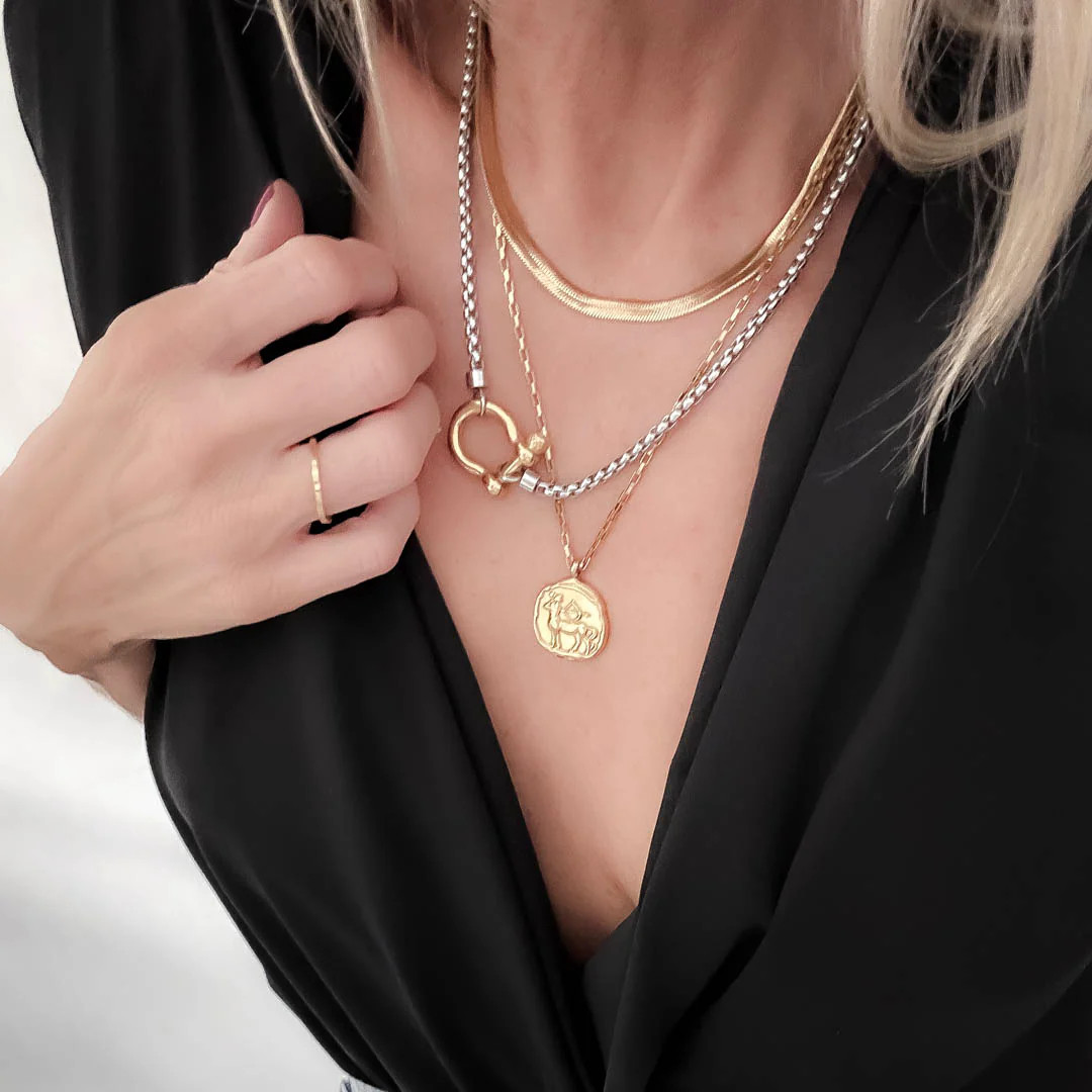 GWEN NECKLACE MIX SILVER | HENRIGIRL