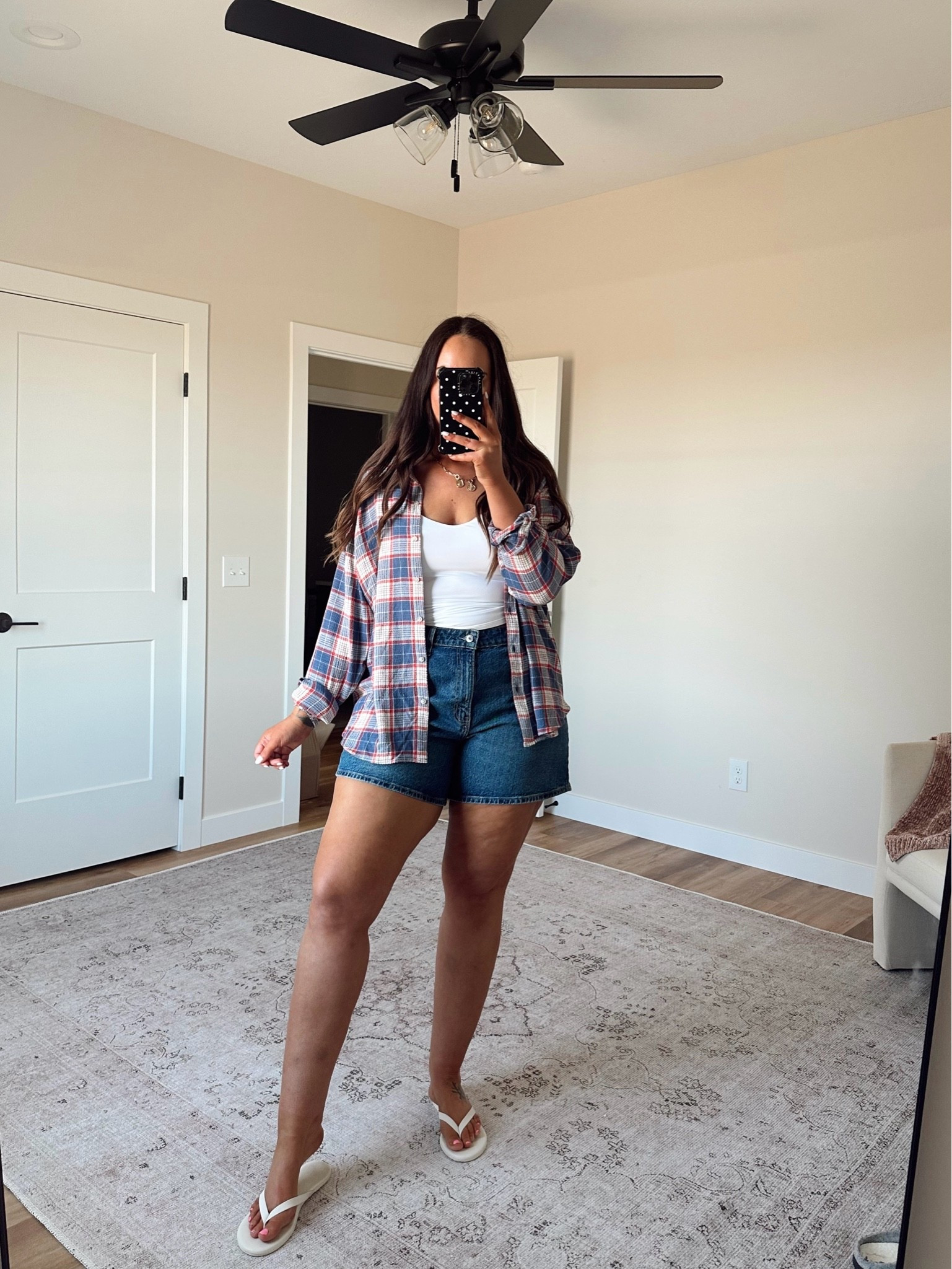 Amazon tank - large
Target flannel - large
Abercrombie curve love dad shorts 33 (sized up 1)


Amazon fashion finds
Target style
memorial day outfit

#LTKSeasonal #LTKTall #LTKMidsize