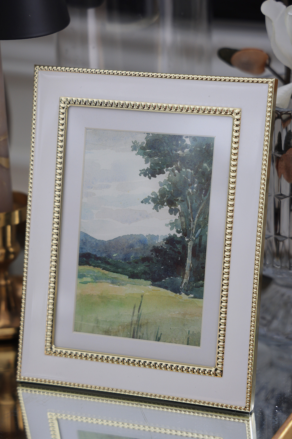 Picture frame | Gold and white family photo frame 

 #LTKHome