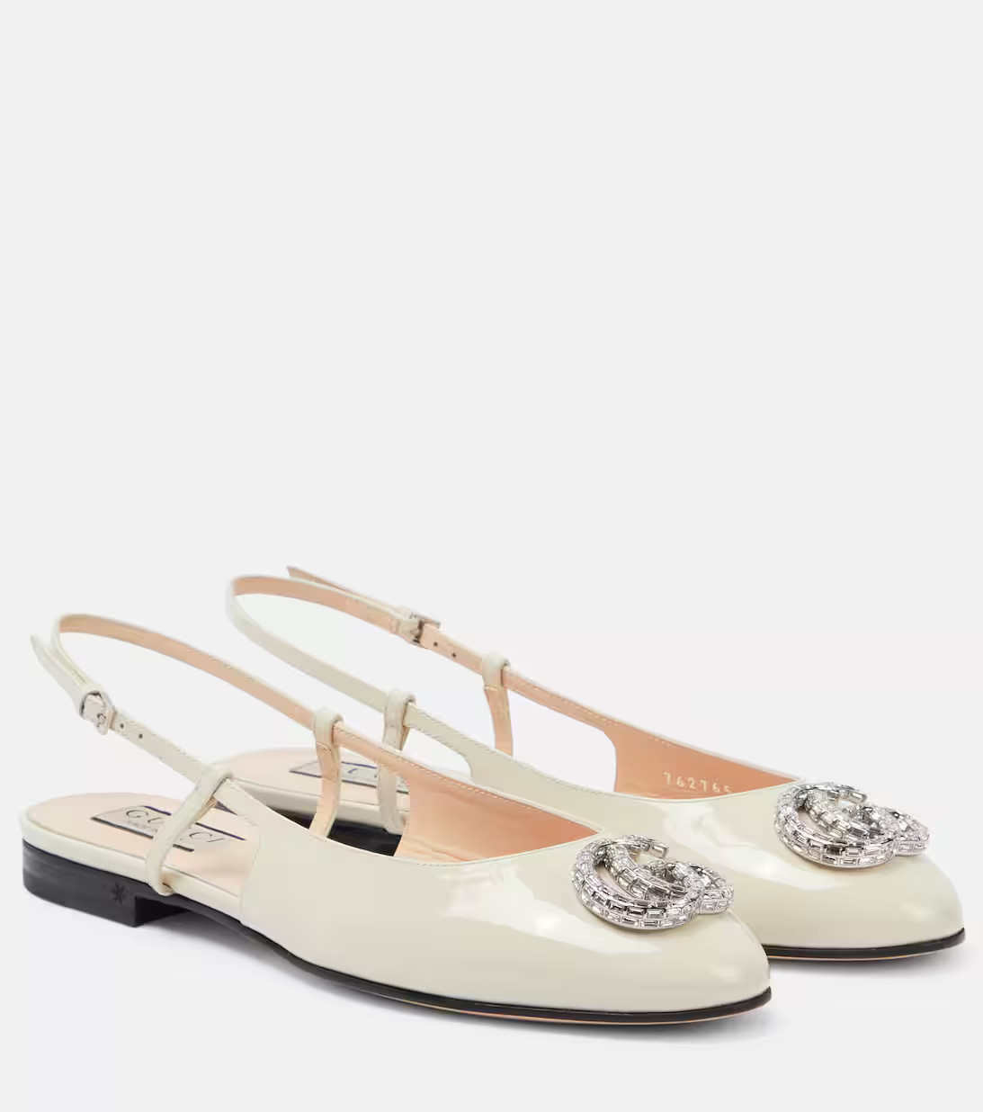 Double G patent leather slingback flats | Mytheresa (US/CA)