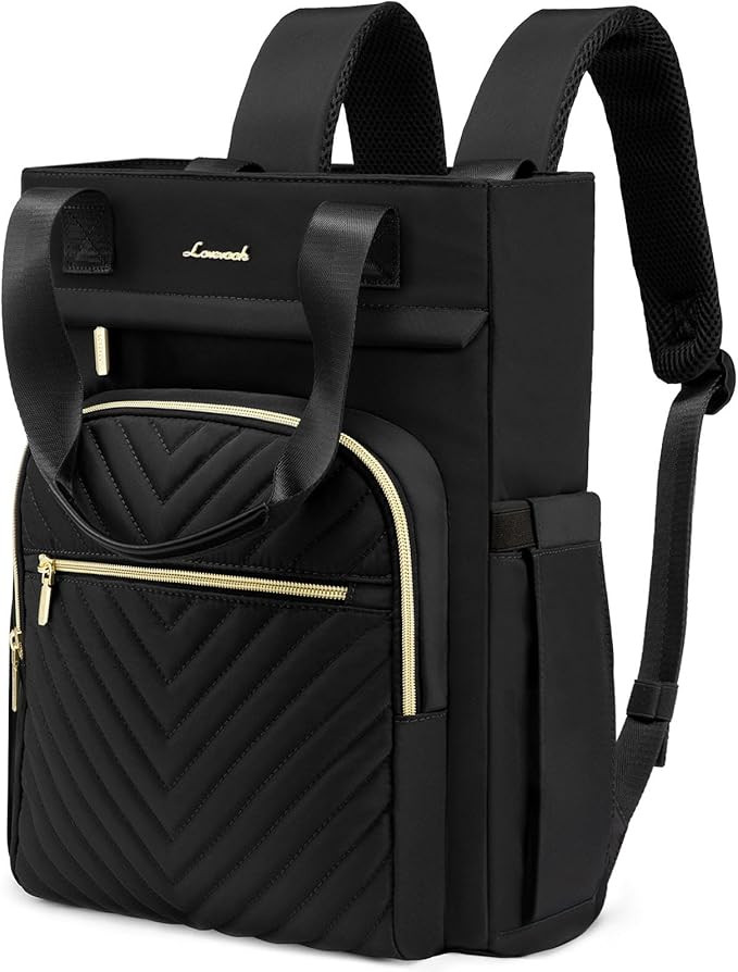 LOVEVOOK Laptop Backpack for Women,17.3 Inch Work Business Laptop Bag, Wide Top Open Teacher Nurs... | Amazon (US)