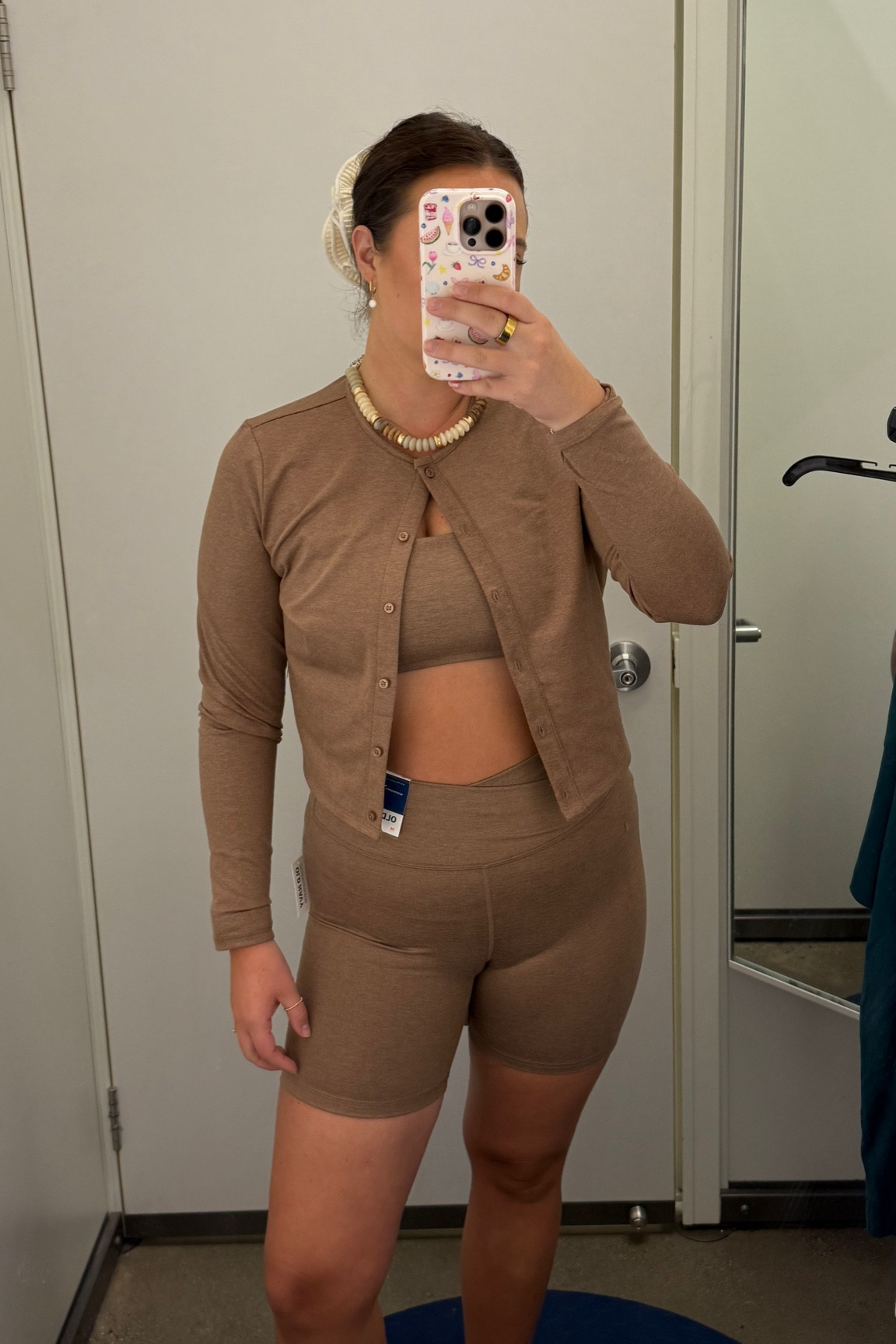 $45 3 piece workout set! How CUTE is the cardigan top 

#LTKSaleAlert #LTKActive