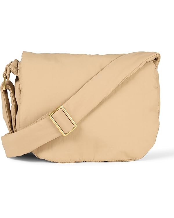 Amazon Essentials Women's Nylon Crossbody Flap Bag | Amazon (US)