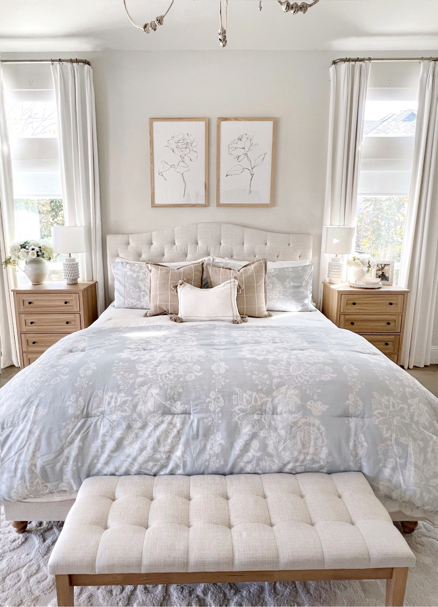 Blue floral bedding will launch in June! 4 drawer nightstands will restock at the end of May!  

#LTKhome #LTKSeasonal #LTKFind