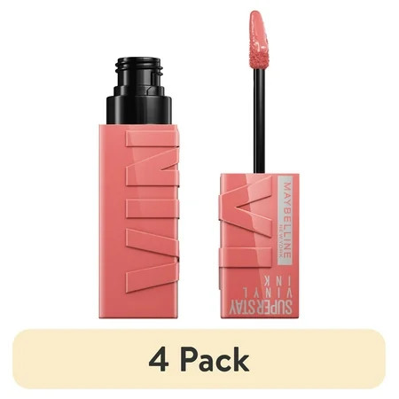 (4 pack) Maybelline Super Stay Vinyl Ink No-Budge Longwear Liquid Lipstick, Charmed | Walmart (US)
