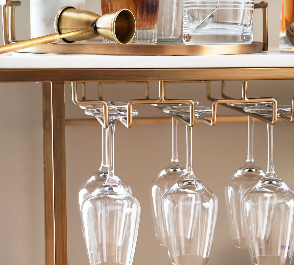 Delaney Marble Bar Console (34")