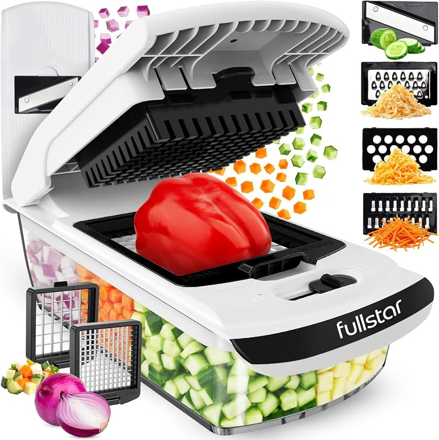 Fullstar The Original Pro Chopper - Vegetable Chopper and Slicer, Food Chopper with Container, Fr... | Amazon (US)