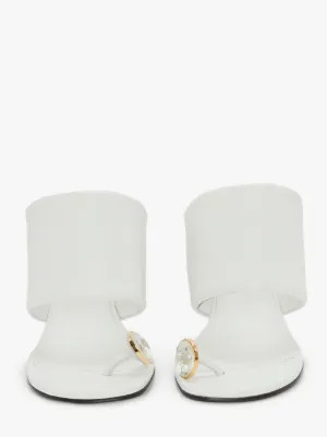 LEATHER DIAMOND CHAIN HEEL SANDAL | JW Anderson