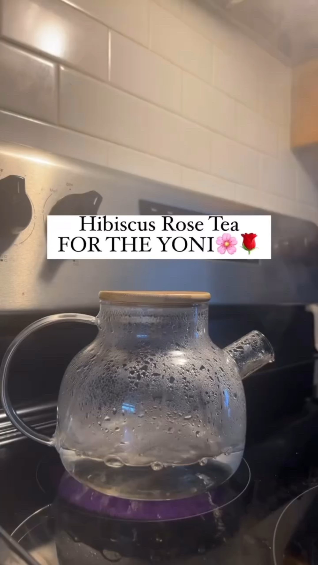 Here’s why you need Hibiscus tea for your yoni! 🌸 

- It’s packed with antioxidants, vitamins, and loaded with antibacterial properties! Studies show hibiscus tea has one of the most antioxidant properties of all teas. 
Vitamin K helps bone metabolism & blood clotting and vitamin C as we know is great for fighting infections and boosting your immune system. ✨

- Hibiscus tea also helps fight off 8 different types of bacteria that can lead to bacterial infections like UTIs. It also acts as a natural diuretic which helps flush the kidneys and remove toxins through the urine ✨

- Its ruby red color is beneficial for our health! Anthocyanin that gives hibiscus its red color is also packed with antibacterial benefits and helps fight chronic disease. ❤️

- Rose has anti-inflammatory effects and vitamin compounds that help to reduce menstrual pain. It also helps with digestion & skin health! ✨🌹

-Consult your doctor prior to drinking hibiscus tea if you’re on diabetes or high blood pressure medication ✨

✨ COMMENT “teapot” if you would like the link to 40% off this glass teapot set to brew your delicious loose leaf teas! 

Share & follow me for more holistic tips to a happy healthy yoni! 🌸
•
•
•
#tea #healthyliving #wellness #herb #yoni #holisticwellness #trendingreels #explorepage