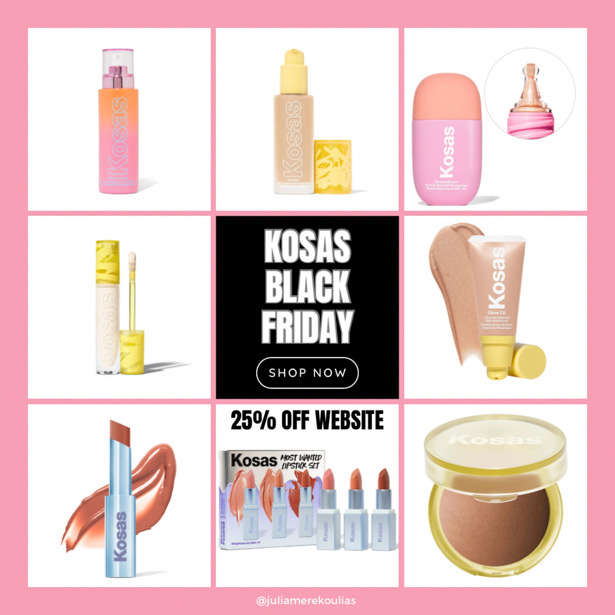 Kosas black friday holiday sale is 25% off the whole website now!! Click to shop my Kosas favourites before products sell out! My fav products for a glowy and hydrated finish!🎄🎀🌸💕🌟 #makeup #Kosas #makeupsale #productsale 

#LTKsalealert #LTKCyberWeek #LTKGiftGuide