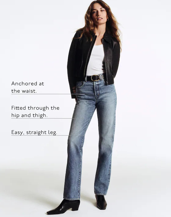 The Longline Straight Jean | Madewell