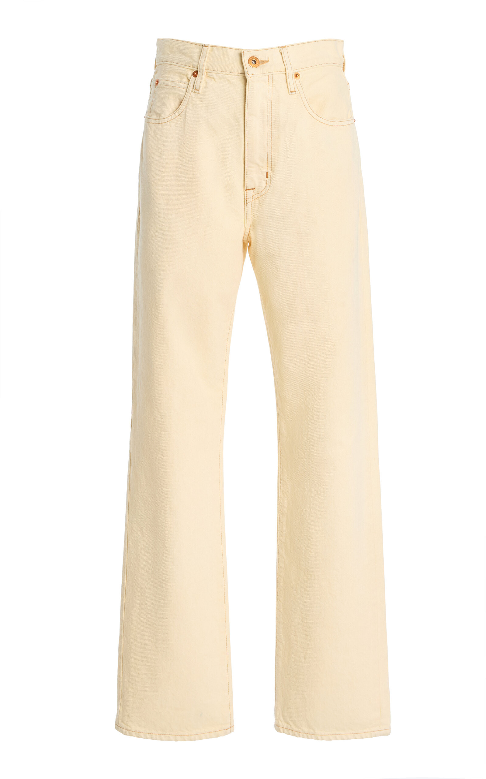 London Rigid High-Rise Straight-Leg Jeans | Moda Operandi (Global)