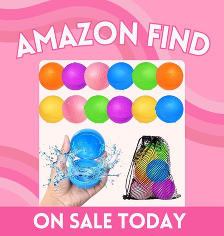 My 3 year old daughter loves these reusable water balloons. They’re a little pricey, but she played with them for 2 hours straight yesterday. 

#LTKSummerSales #LTKSaleAlert #LTKKids