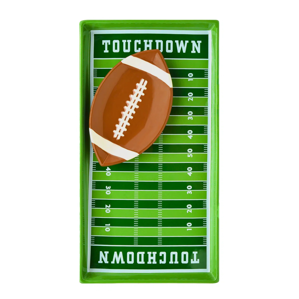 Godinger League Football Field Chip & Dip | Wayfair North America
