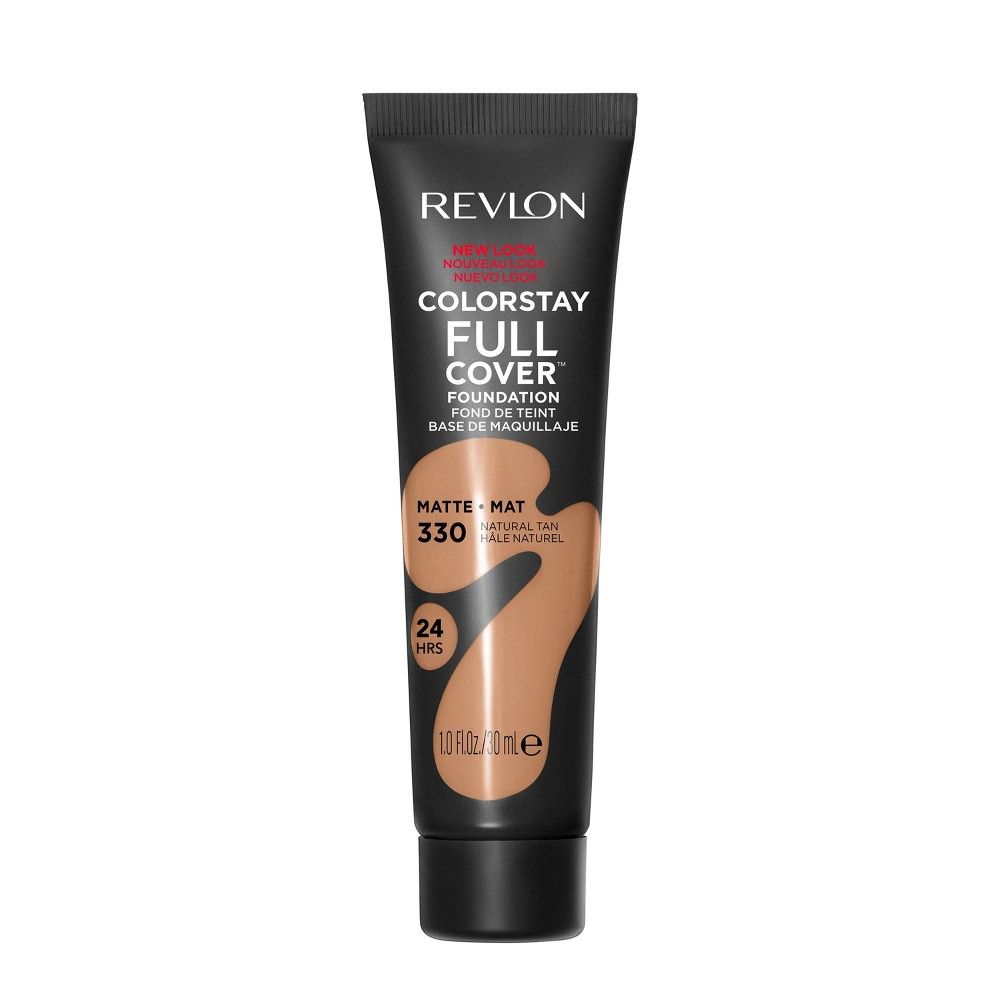 Revlon ColorStay Full Cover Matte Foundation - 330 Natural Tan - 1 fl oz | Target