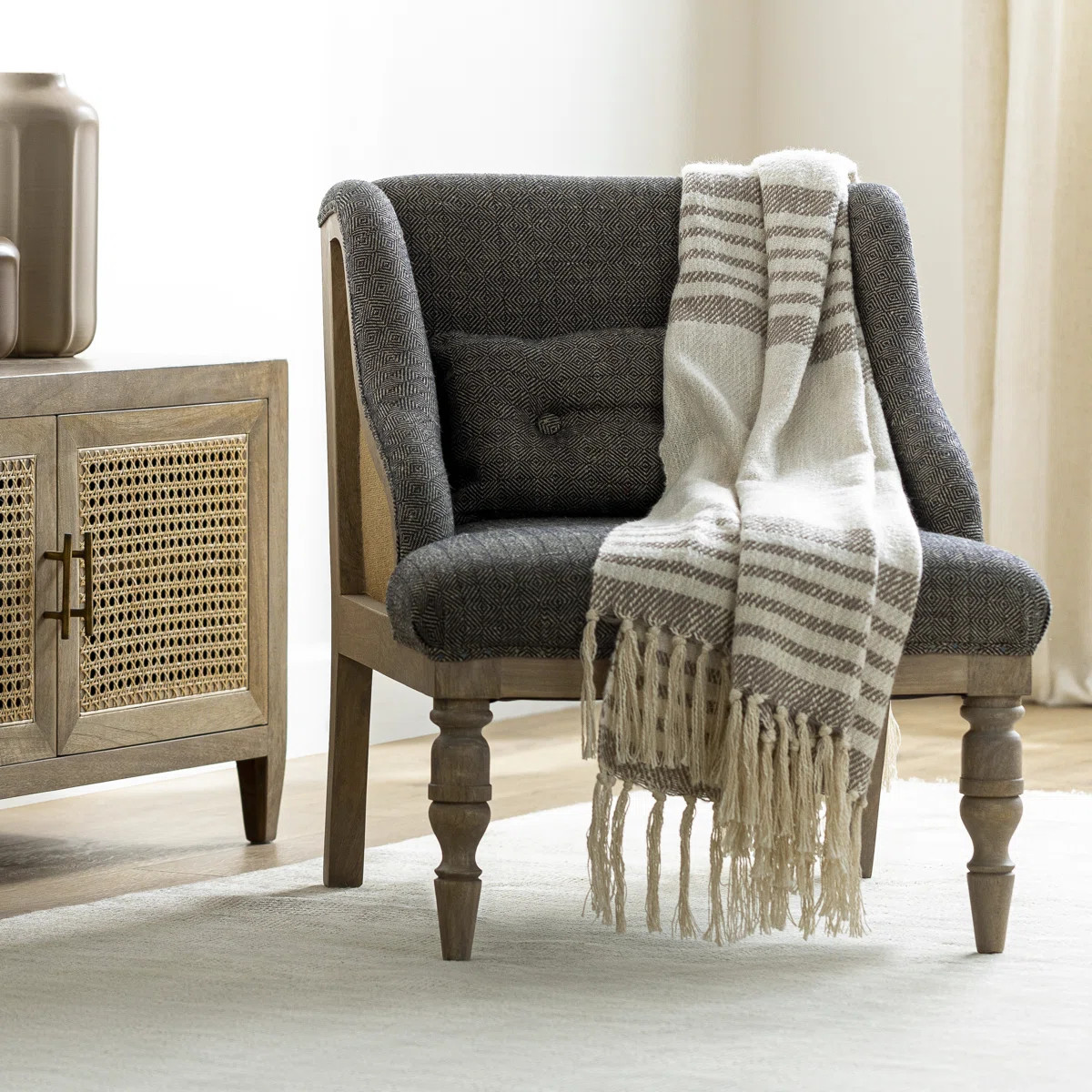 Sully Hand Woven Throw Blanket | Wayfair North America