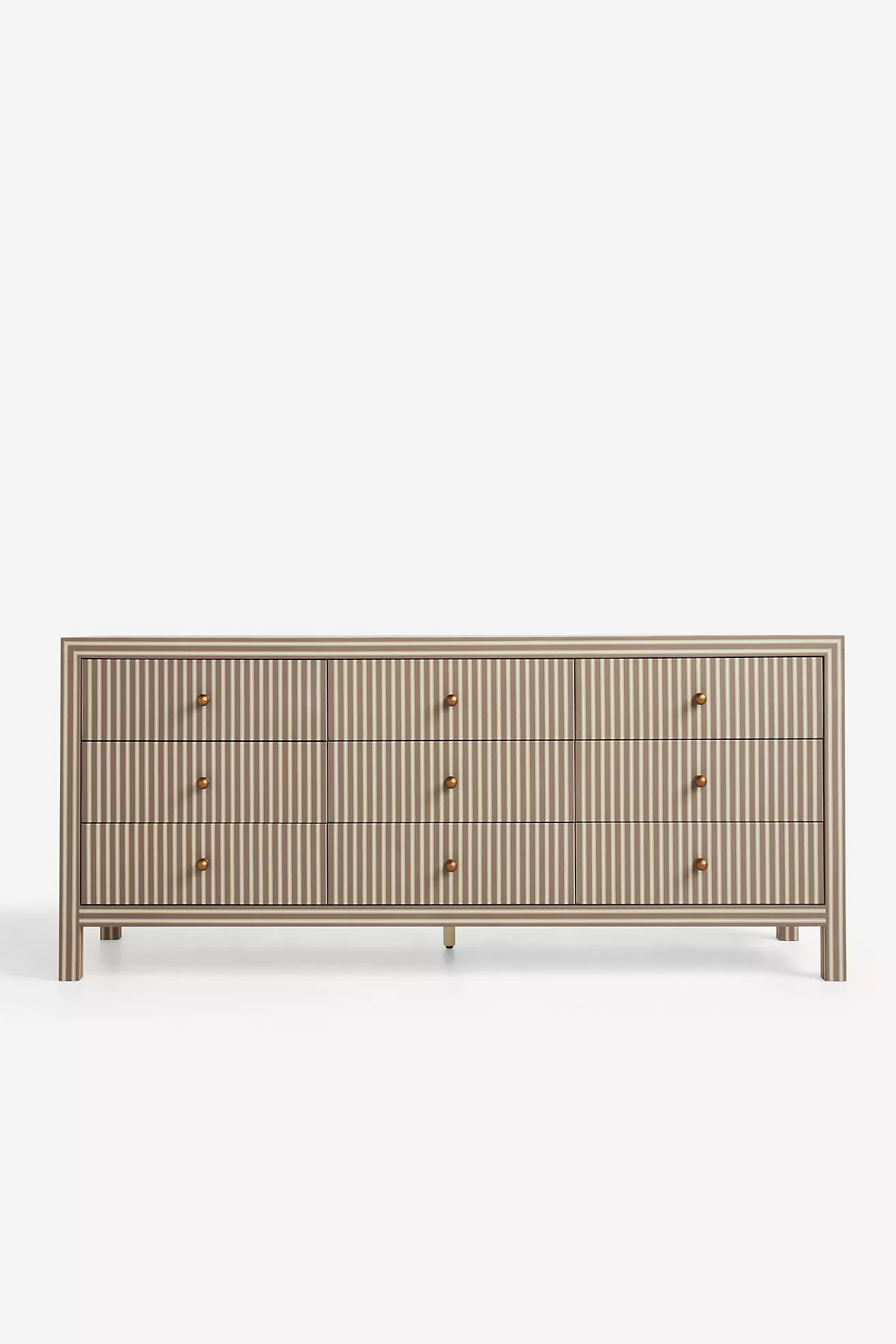 Hale Canvas Nine-Drawer Dresser | Anthropologie (US)