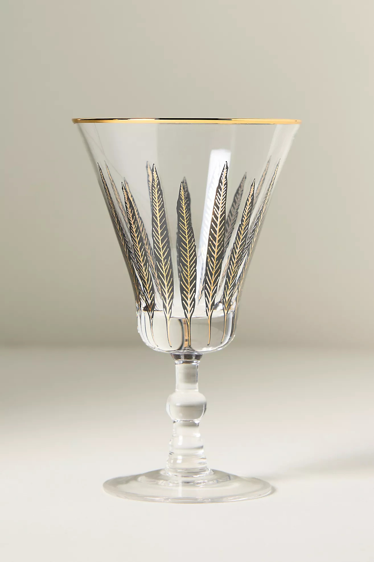 Catherine Martin Midnight Creatures Decaled Goblet Glass | Anthropologie (US)