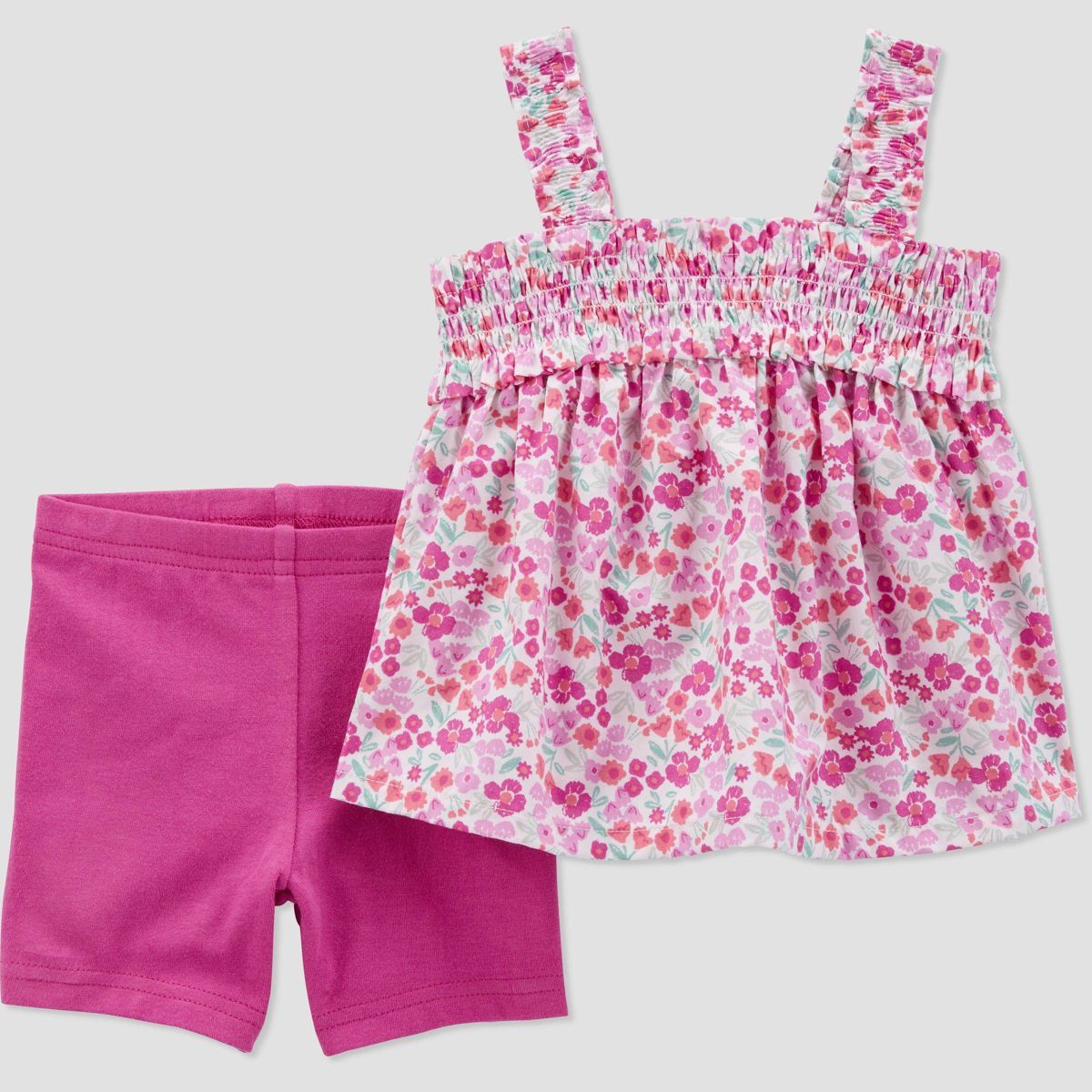 Carter's Just One You® Baby Girls' Floral Top & Bottom Set - Pink | Target
