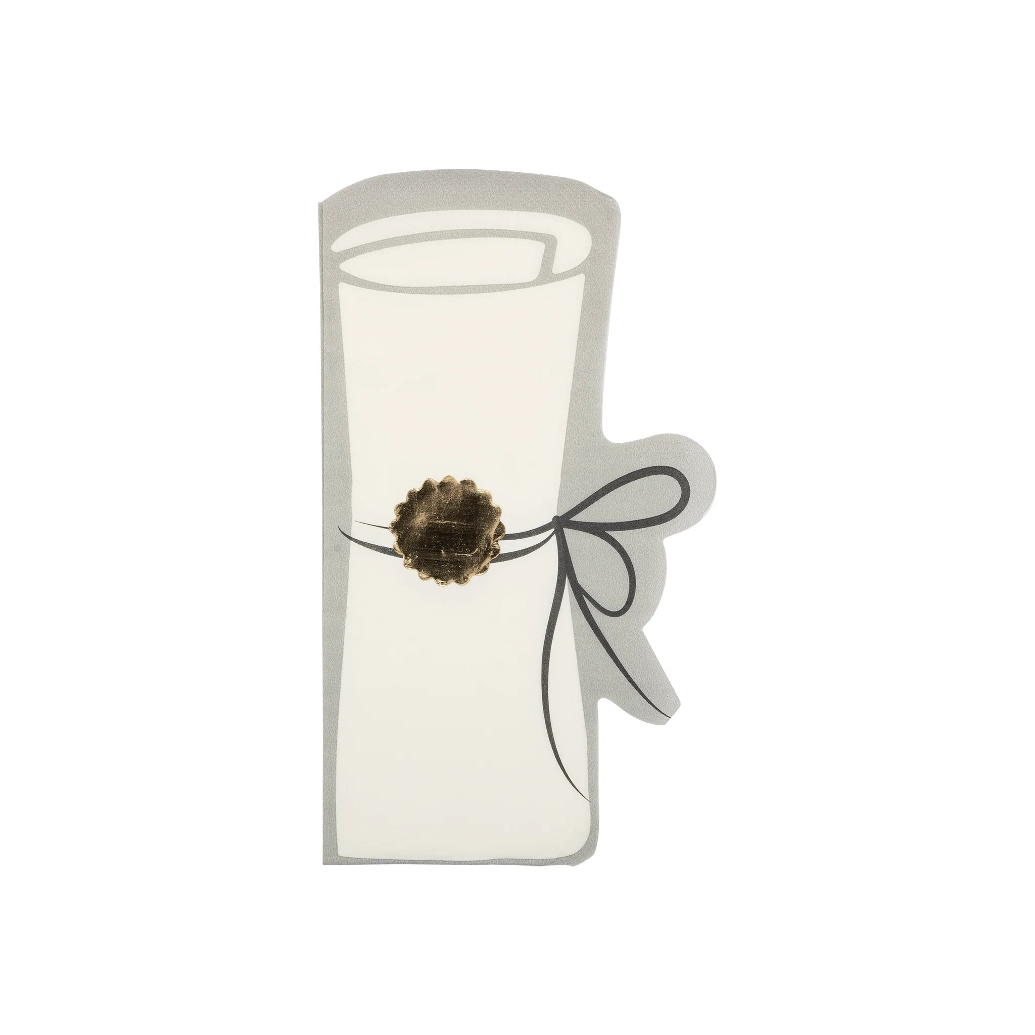 Diploma Shaped Paper Dinner Napkin | My Mind's Eye
