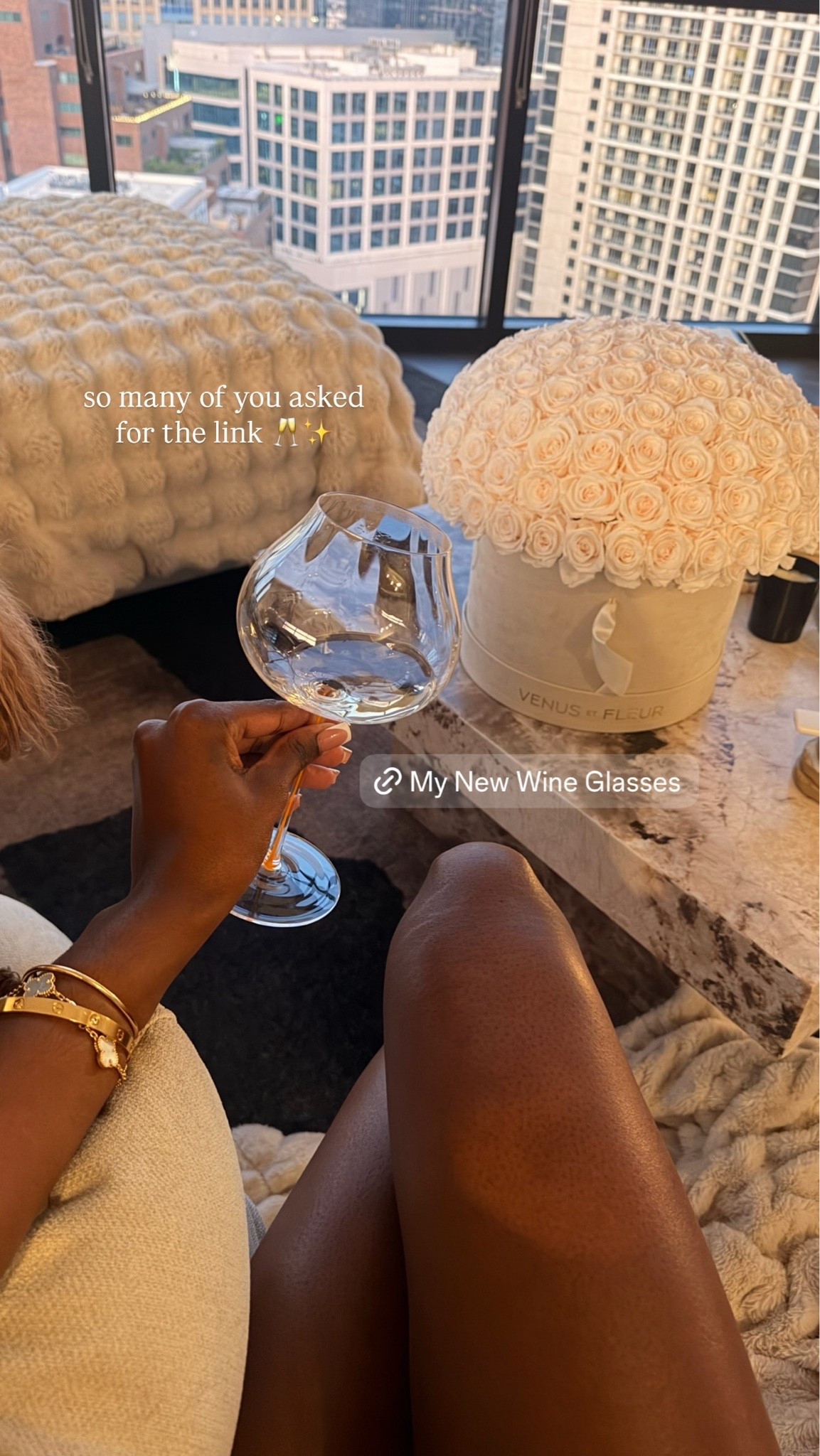So many of you asked for the link to my new wine glasses that I’m obsessed with