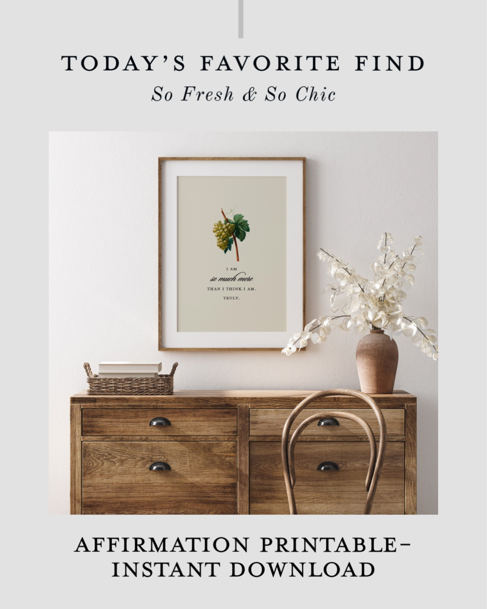 Affirmation printable art for women!
-
Positive gifts for her - affirmation cards - best of Etsy - instant download art - DIY gift for her - affordable gift for her - gifts for teen girls - gifts for sister - BFF gifts - poster frames - Target - last minute gifts for her

#LTKGiftGuide #LTKunder50 #LTKhome