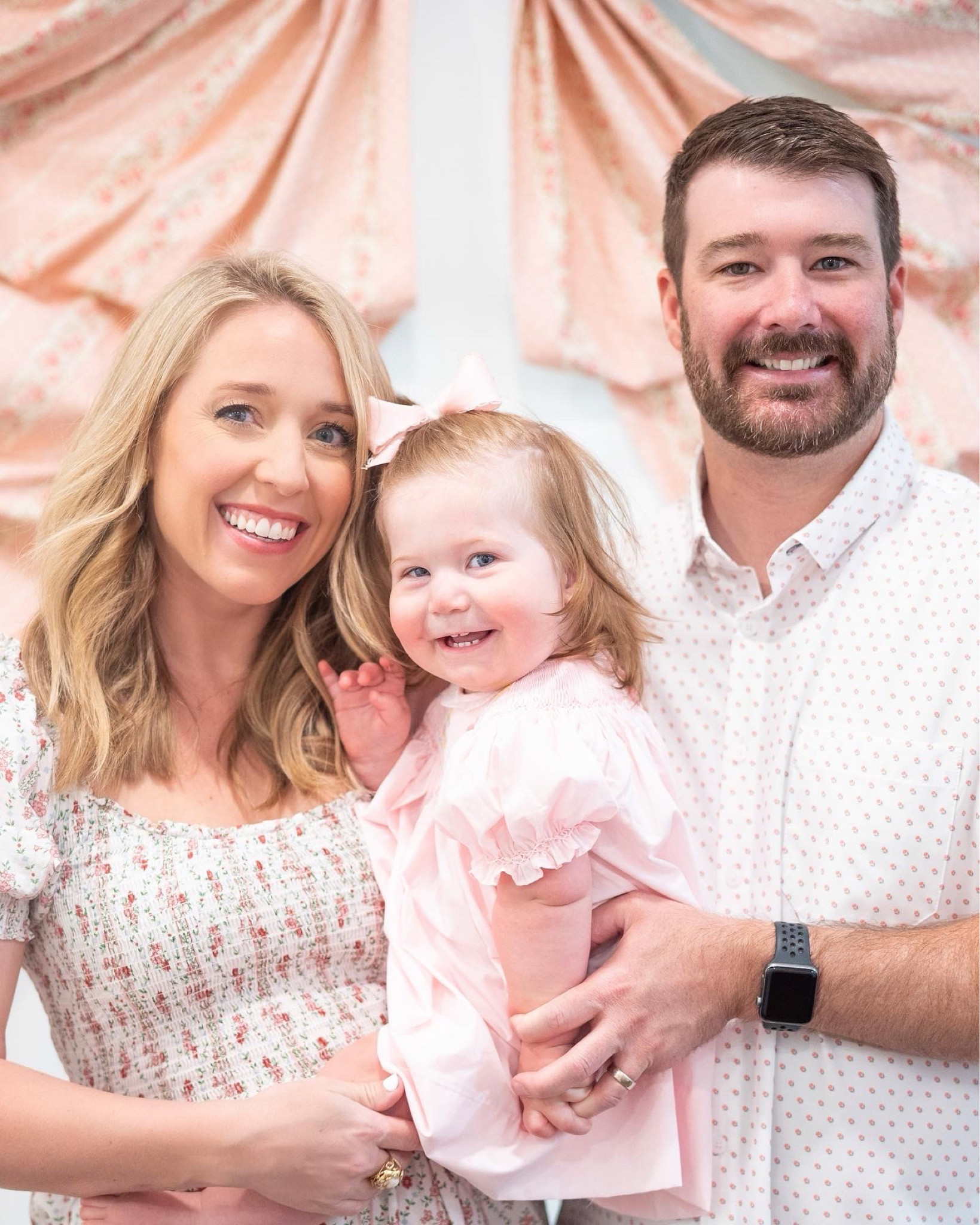 A baby girl birthday party with a bow backdrop! See more of Betsy’s first birthday details on my blog!

#LTKfamily #LTKbaby #LTKparties