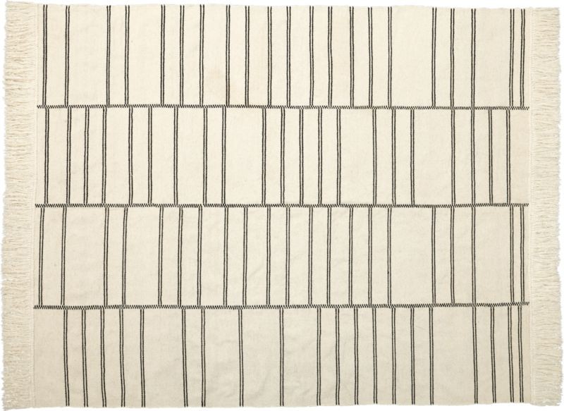 Eaton Ivory Geometric Rug 8'x10' + Reviews | CB2 | CB2