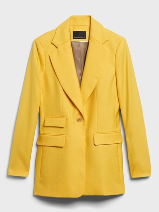 Sculpted Italian Wool Blazer | Banana Republic (US)