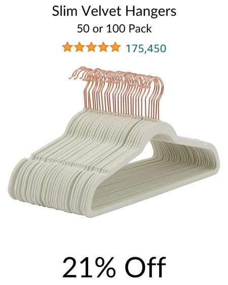Amazon Prime Day 2 Deal: These great slim velvet hangers are on sale for 21% off! They are awesome for fitting lots of clothes in a smaller space.

Amazon find, favorite finds, fav, deals, home, hanger

#primeday2022

#LTKhome #LTKsalealert #LTKstyletip