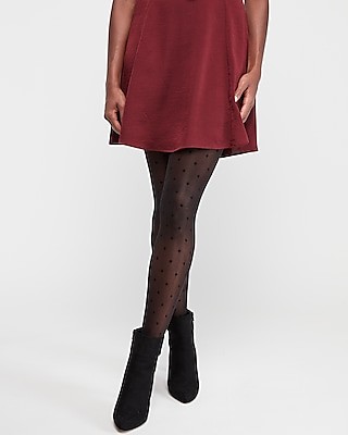 Swiss Dot Full Tights | Express