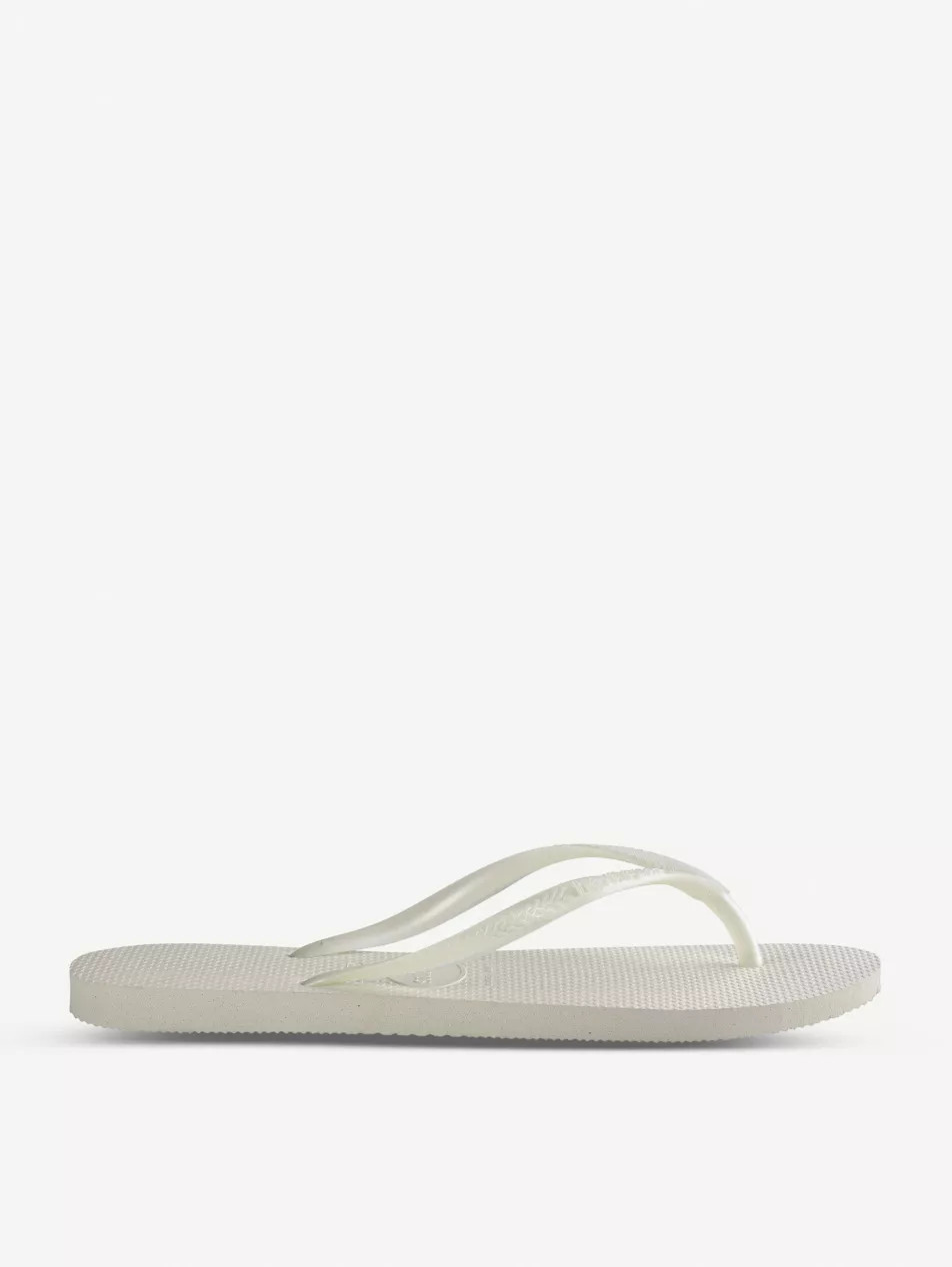Slim rubber flip-flops | Selfridges
